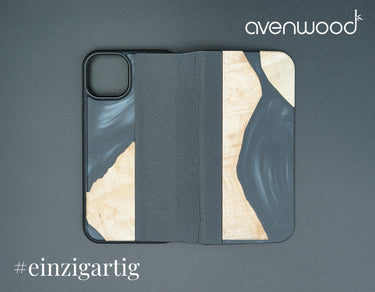 ÉTUI À FLIPCHE PORTO COLLECTION iPhone 13 6352 Noir
